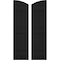 Ekena Millwork Americraft 4-Board (3 Batten) Wood Joined Board-n-Batten Shutters w/Ellipt Top, ARW401BE414X63BLH, PR ARW401BE414X63BLH - alternate 1